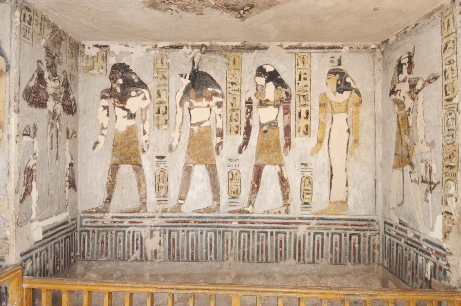 KV 11: Well Chamber E: left wall