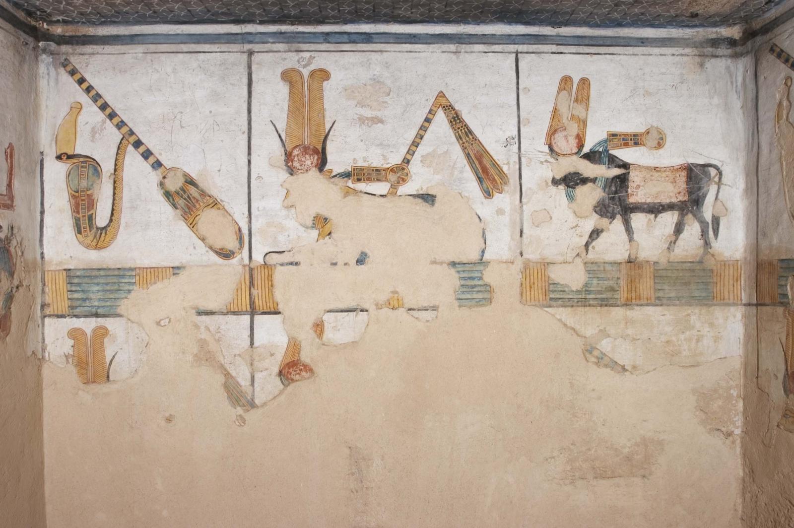 KV 11: Side Chamber Cc: left wall