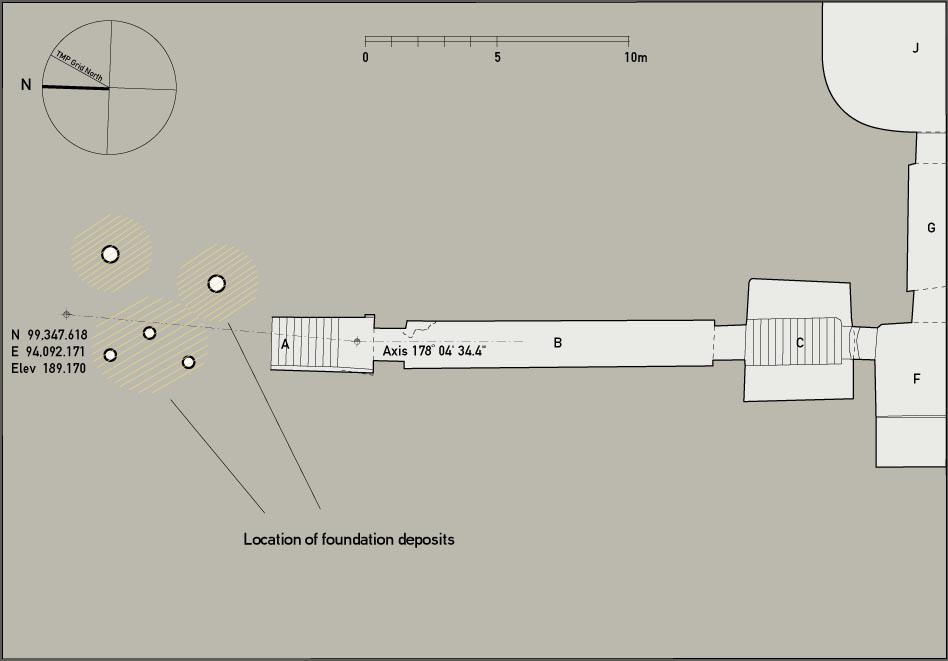 Foundation deposits in KV 42. 