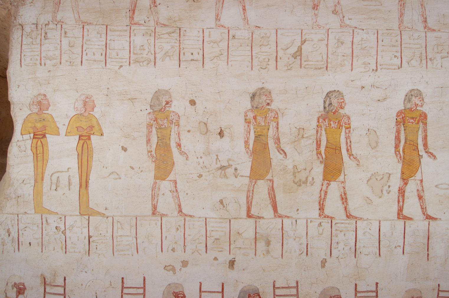 Left wall, middle section, middle register.