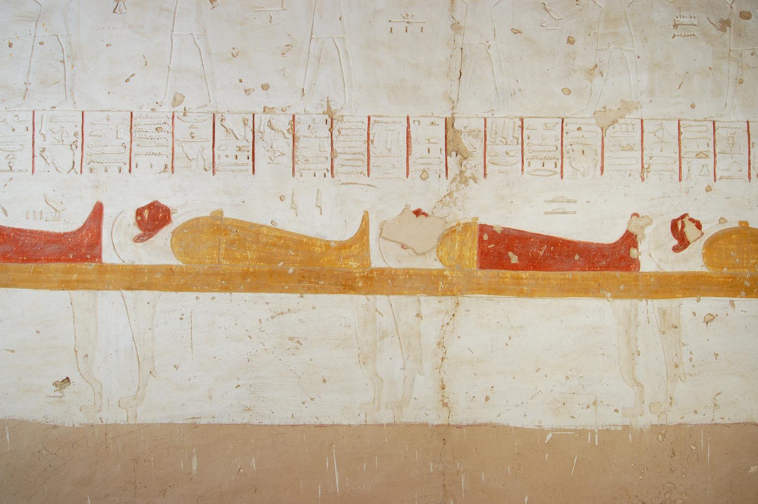 Right wall, middle section.