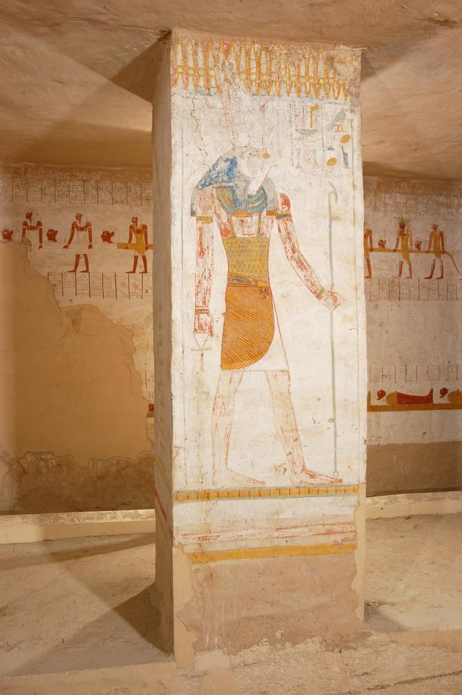 Pillar 4, left face.