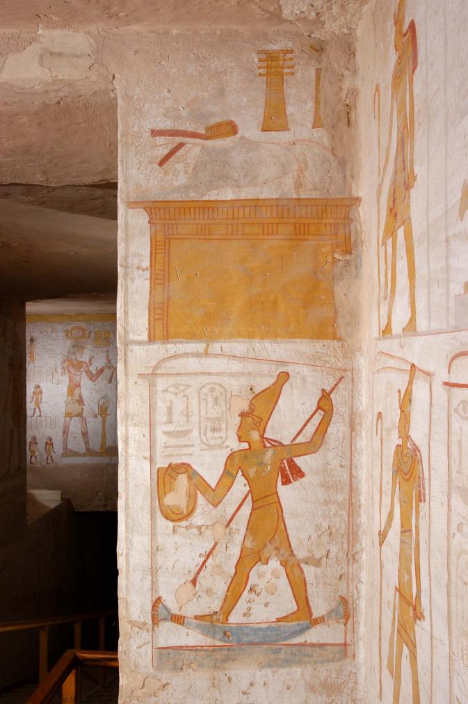 Right wall, right section.