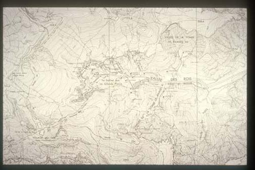Valley of the Kings, map