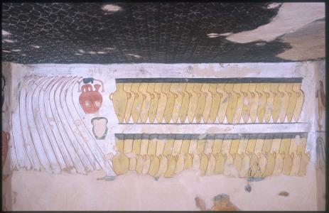 KV 11:  Side Chamber Cg:  right wall, upper section