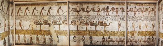 Pillared Hall F: left wall