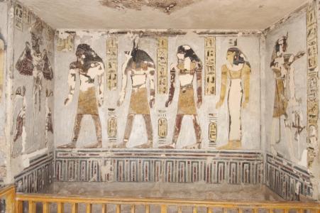 KV 11: Well Chamber E: left wall