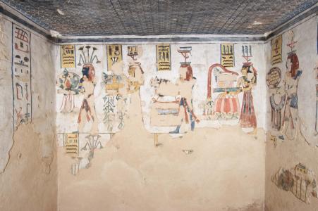 KV 11: Side Chamber Cb:  left wall