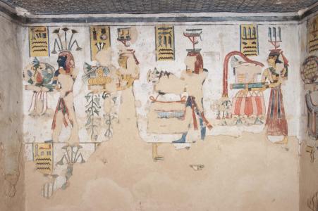 KV 11: Side Chamber Cb: left wall