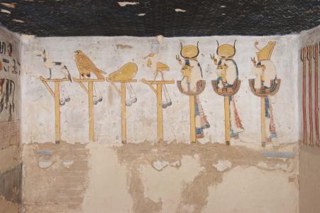 KV 11: Side Chamber Ch: left wall