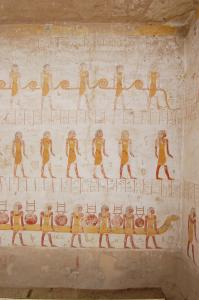 Left wall, right section.