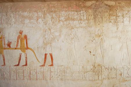 Right wall, middle section, upper register.