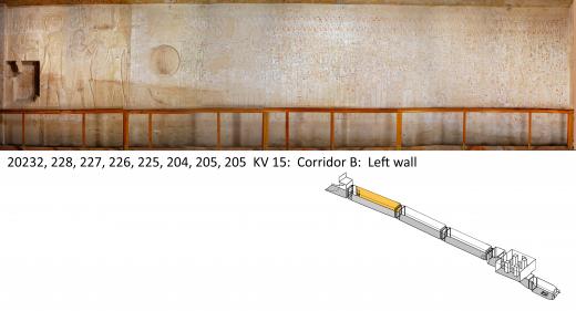 Left wall, chamber B. 