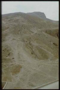 Panorama, view from hill above KV 9;looking toward hill above KV 11.