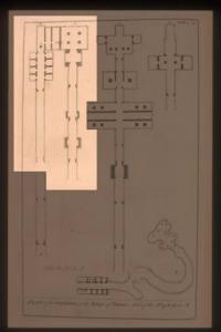 Tomb plans for KV 11 and KV 10 (original positions reversed).